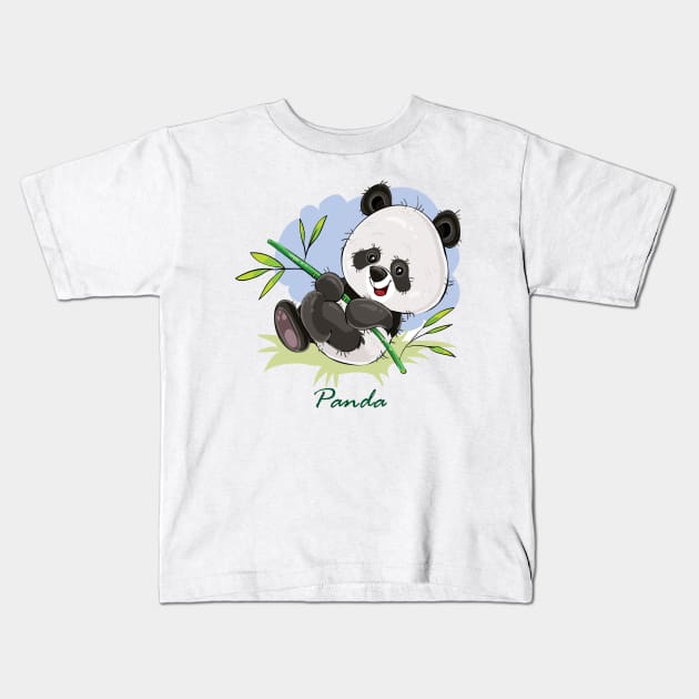 panda Kids T-Shirt by This is store